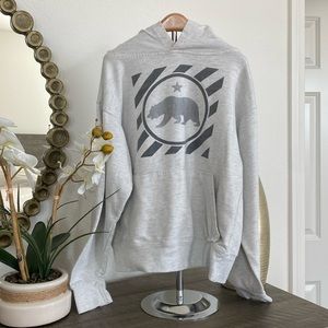 Medium gray hoodie for boys